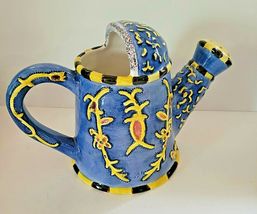 CERAMIC SPRINKLER BLUE & YELLOW image 2