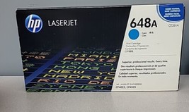 New SealedGenuine HP CE261A Cyan Toner 648A HP LaserJet CP4025 CP4525  - £33.45 GBP