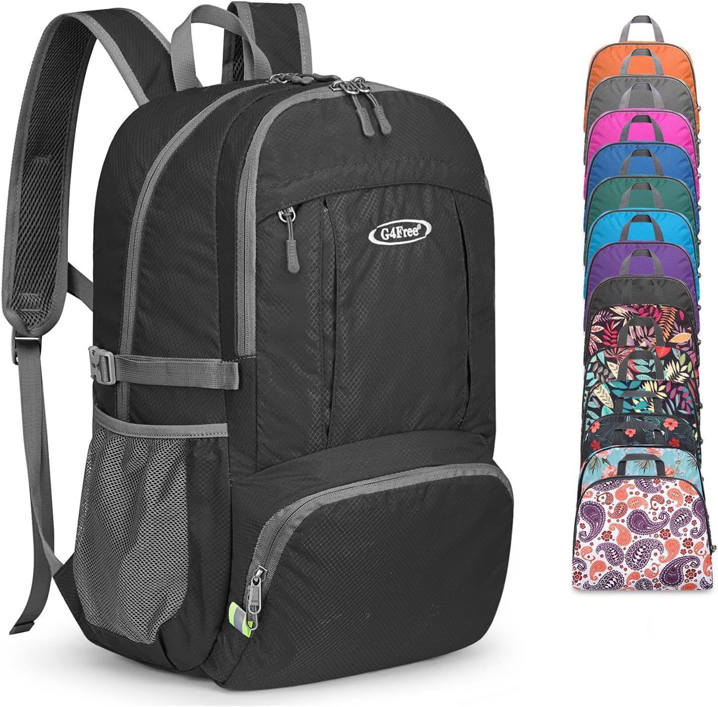 Waterproof Travel Daypack, 40L Lightweight Packable Hiking Backpack From... - $40.94
