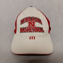 Adidas Nebraska Basketball Ball Cap Hat Red White One Size Fits Most - £10.90 GBP