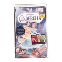 Walt Disney Masterpiece Collection Cinderella 1995 VHS #5265 Clamshell S... - £14.62 GBP