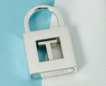 Tiffany &amp; Co Sterling Silver Letter T Alphabet Initial Padlock Charm Pen... - $269.95
