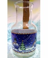 KIG Holiday / Christmas Glass Caraffe / Decanter - NO Stopper - $16.95