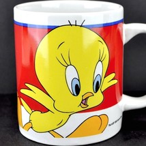 Tweety Bird Looney Tunes Vtg Coffee Mug Cup 1998 Gibson Warner Bros Canary - $23.01