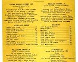 Nela Stone Cafe Menu Cleveland Ohio 1935 - $89.01