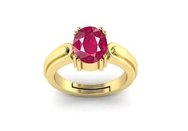 Ruby Manik Birthstone/Astrology/Rashi Ratan Panchdhatu Ring Adjustable Ring for - £46.87 GBP