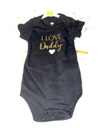 Hudson Baby Bodysuit 3-Pack Daddy&#39;s Little Girl. I Love Daddy, 3-6 Month... - £14.11 GBP