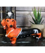 Doxie Wiener Collection Diamonds Forever Girl Diva Dachshund Dog Figurin... - $432.46 MXN