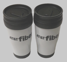 AT&amp;T Fiber White Plastic Coffee Tea Hot Drinks Cold Drinkware New Mugs S... - $8.54