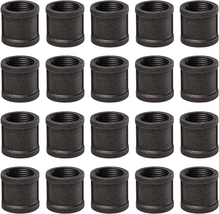 3/4&quot; Pipe Fitting Coupling, Home TZH 20 Pack 3/4&quot; Malleable Iron Cast Pi... - £23.52 GBP
