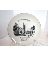 LEVERINGTON PRESBYTERIAN CHURCH 1878-1978 RELIGIOUS COLLECTOR PLATE - $181.40 MXN