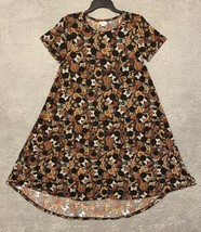 LULAROE Disney Floral Minnie Mouse Carly Woman’s Dress Size XS EUC - £13.16 GBP