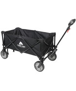 Multi-Purpose Big Bucket Cart Black Wagon Height 24&quot;For Beach Camping Ki... - £54.07 GBP