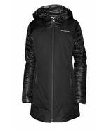 Columbia Fenn Ridge Mid Jacket Insulated Hooded Coat in Black $150, Sz S... - £44.38 GBP