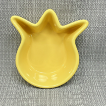 Chantal Yellow Tulip Single Serving Casserole Baking Small Stoneware Dis... - $13.97