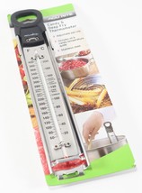 NEW - AcuRite Candy &amp; Deep Fry Thermometer Pan Clip 60-400 Degrees Stainless - £7.07 GBP