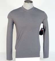 Fox Active Gray Long Sleeve Athletic Training Shirt Mens NWT - $69.99