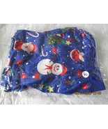 Blue Christmas Dog or Cat Pajama Christmas Clothes Santa, Snowman, Holiday - $13.67 CAD