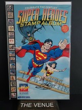 Celebrate The Century Super Heroes Stamp Album #1 Superman Batman Wonder Women - £3.16 GBP
