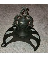 Antique Parlor Stove Finial Top Potbelly Round Oak Iron Metal Vintage - $99.99