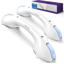 Blue Suction Grab Bars for Bathroom - Indicators &amp; Heavy Duty Design 2 Pack - $106.87