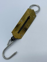 Vintage Pocket Balance Spring Scale Brass Face Germany 12 Kilos Fishing ... - $14.00