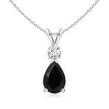 Authenticity Guarantee

ANGARA 2.01 Ct Black Onyx Teardrop Pendant with Diamo... - £437.45 GBP