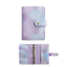 A6 PU Leather Macaron Notebook Symphony Pearl Paper Loose-leaf Cash Budget Book( - £4.73 GBP