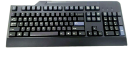 Lenovo SK-8820 Black PS/2 Keyboard Black Preowned - £15.72 GBP