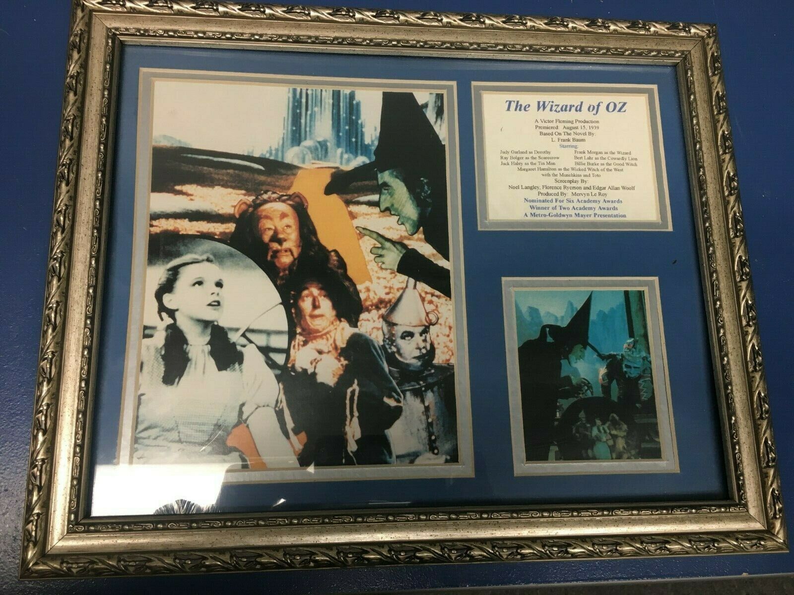 "The Wizard Of Oz" Matted Photo Collage Framed - $45.53