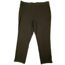 Anne Klein Pull On Stretch Slacks Ankle Pants Womens size 10 Tapered Leg... - £21.52 GBP