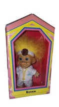 DOCTOR - 5&quot; Trollkins Troll Doll - NEW IN PACKAGE - Rare yellow hair vintage - £18.94 GBP
