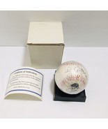 Lou Gehrig Commemorative Edition Baseball W/Certificate Replica Autograph - £13.41 GBP