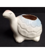 USA Pottery Ceramic Turtle Planter Nursery Vintage Figurine 5.5&quot;w x 4&quot;h ... - $14.99