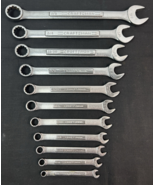Vintage Craftsman 11 Piece 12Pt Combination Wrench Set VA USA  1/4&quot; - 7/8” - $74.25