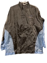 Walt Disney Parks Windbreaker Rain Jacket Pouch Disneyland M/L 1/4 Zip - £15.49 GBP