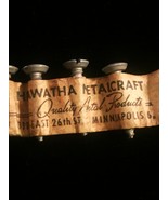5 Vintage Hiawatha Metalcraft screws in original strip packaging - $8.00