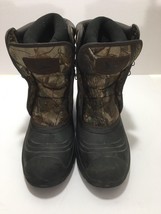 Field &amp; Stream Mens Size 8 Thinsulate Insulated Real Tree Camo Boots Buck Hunter - £34.90 GBP