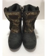 Field &amp; Stream Mens Size 8 Thinsulate Insulated Real Tree Camo Boots Buc... - $44.65