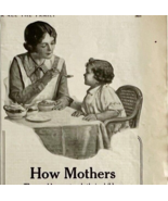1923 Quaker Oats Cereal Puffed Rice Wheat Advertisement With Recipe 14 x... - $27.40 CAD