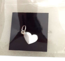 Sterling Silver Heart Charm Delicate Stella Dot Boxed Minimalist Pendant - $19.79