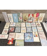 Vintage 1960&#39;s Greeting Card Lot of 30+ Birthday &amp; Baby Cards - Used Lot - $24.18