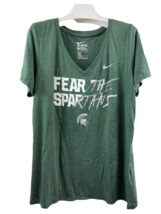 Nike Women&#39;s Michigan State Spartans Champ Drive T-Shirt GREEN - XL - £15.49 GBP