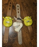 SHREK FOREVER AFTER Collectible Wrist Watch Lot McDonald&#39;s Donkey 2010 Flaw - $11.29