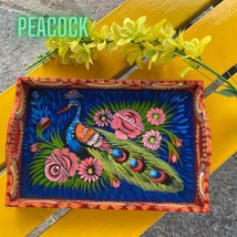 HAND PAINTED WOODEN VIBRANT WEDDING TRAYS - £78.79 GBP