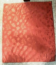 Rust Orange Tablecloth Rectangular Oak Maple Leaf Design 58&quot; x 96&quot; - £29.97 GBP