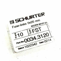 LOT OF 5 NEW SCHURTER TYPE FST 0034.3120 FUSES - £7.86 GBP