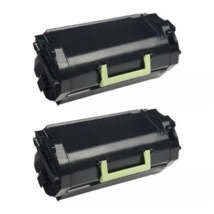 2x Compatible Lexmark M3150 Black Toner Cartridge Drum For 24B6186 High Yield - £125.11 GBP