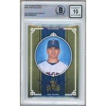 Hank Blalock Texas Rangers Signed 2005 Diamond Kings Card #404 BGS Auto 10 Slab - £78.09 GBP