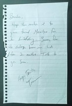 Autographed Signed by  Country Singer TIM McGRAW   HANDWRITTEN  Letter w... - £38.91 GBP